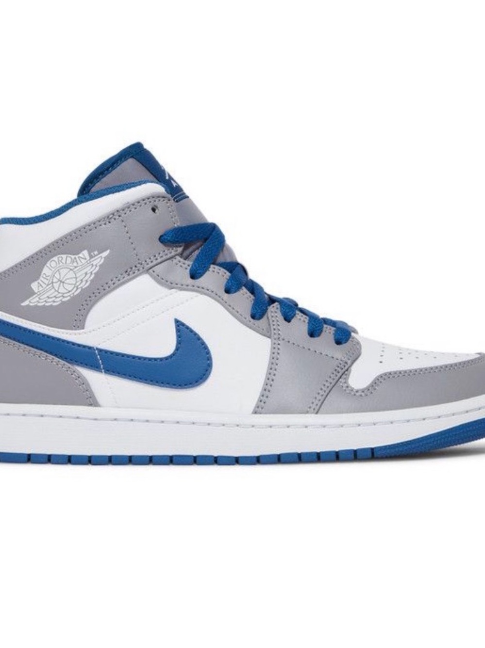 Jordan Men's Sneaker - White, Gray & Blue